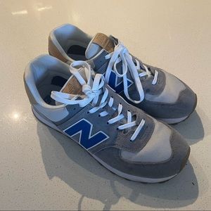 New Balance Grey 574 Sneakers